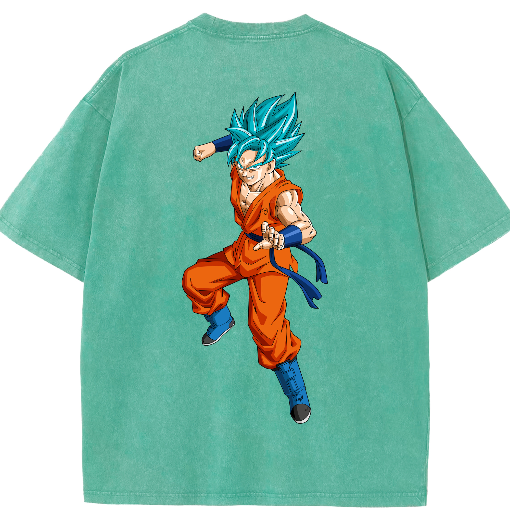 （画像用） ドラゴンボール ベジット DRAGON BALL Vegetto 綿100% ヴィンテージ風 半袖Tシャツ（背面プリント）